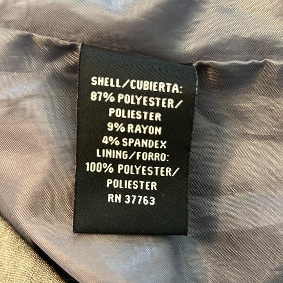 Rafaella Grey Peplum Lined Blazer 12 - Picture 10 of 10